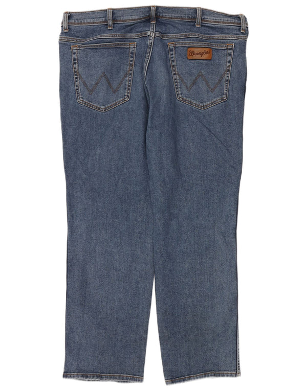Wrangler muške ravne traperice Texas W44 L30 plavi pamuk