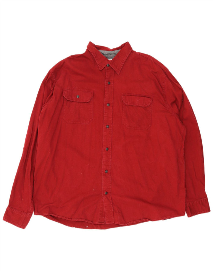 Wrangler muška majica standardnog kroja XL, crveni pamuk