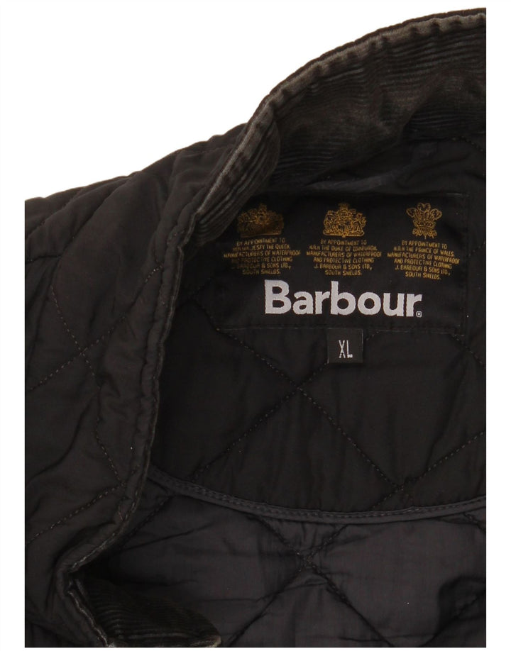 Barbour muška prošivena jakna UK 42 XL crna