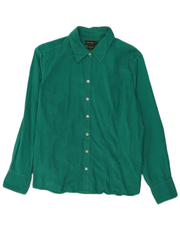Eddie Bauer ženska košulja od samta UK 18 XL zeleni pamuk