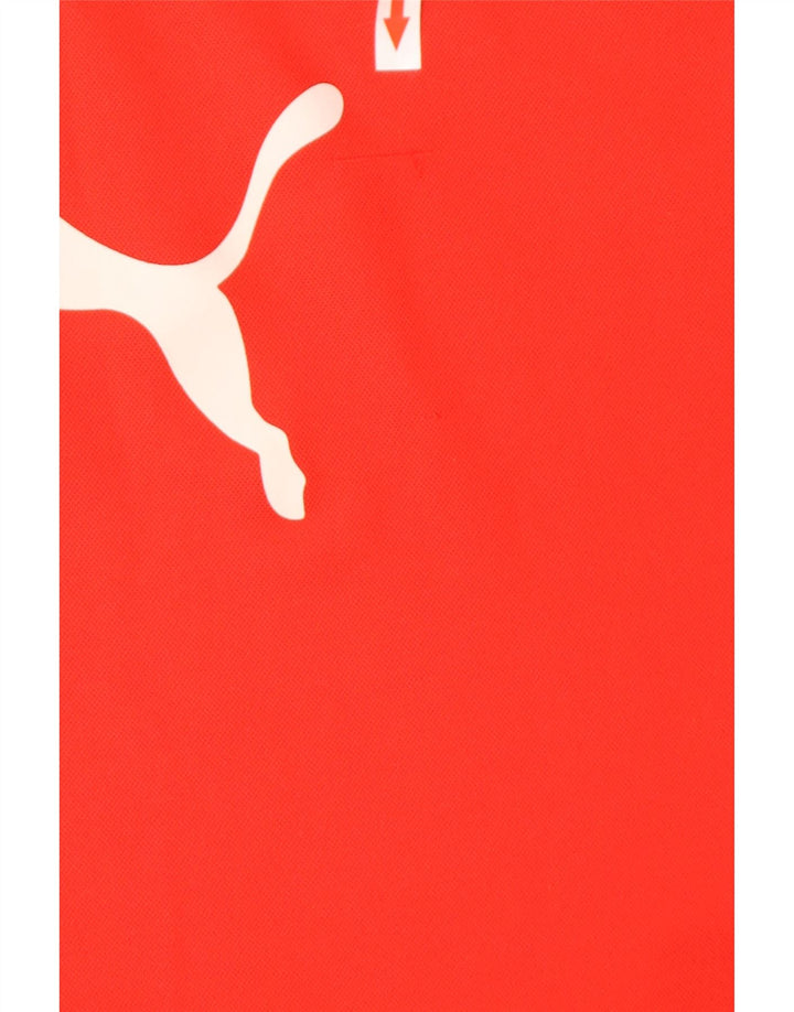 Puma muška majica s grafičkim motivima srednje crvene boje