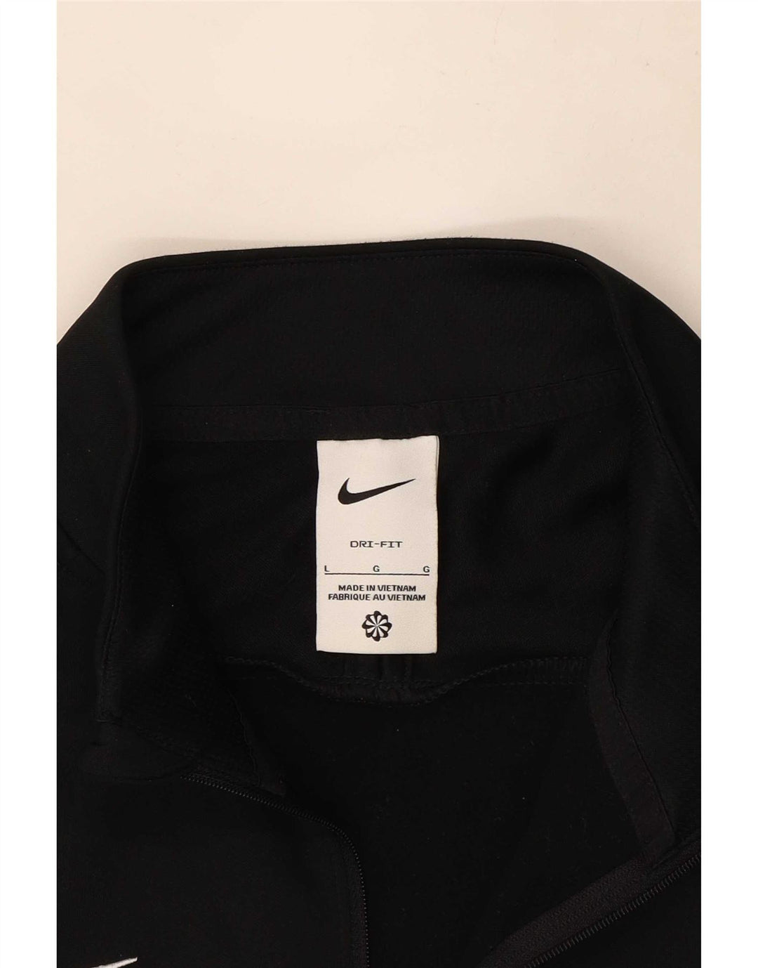 Nike Dri Fit Pulover Pulover s Izrezom i Topom Velika Crna Colourblock majica