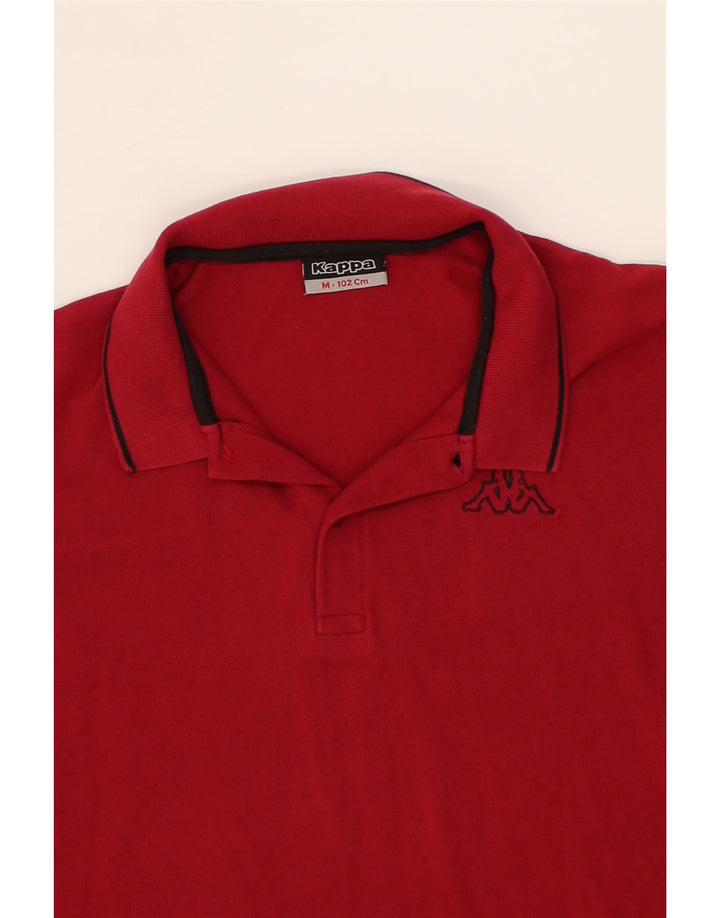 KAPPA Mens Polo Shirt Medium Red Cotton Vintage Kappa and Second-Hand Kappa from Messina Hembry 