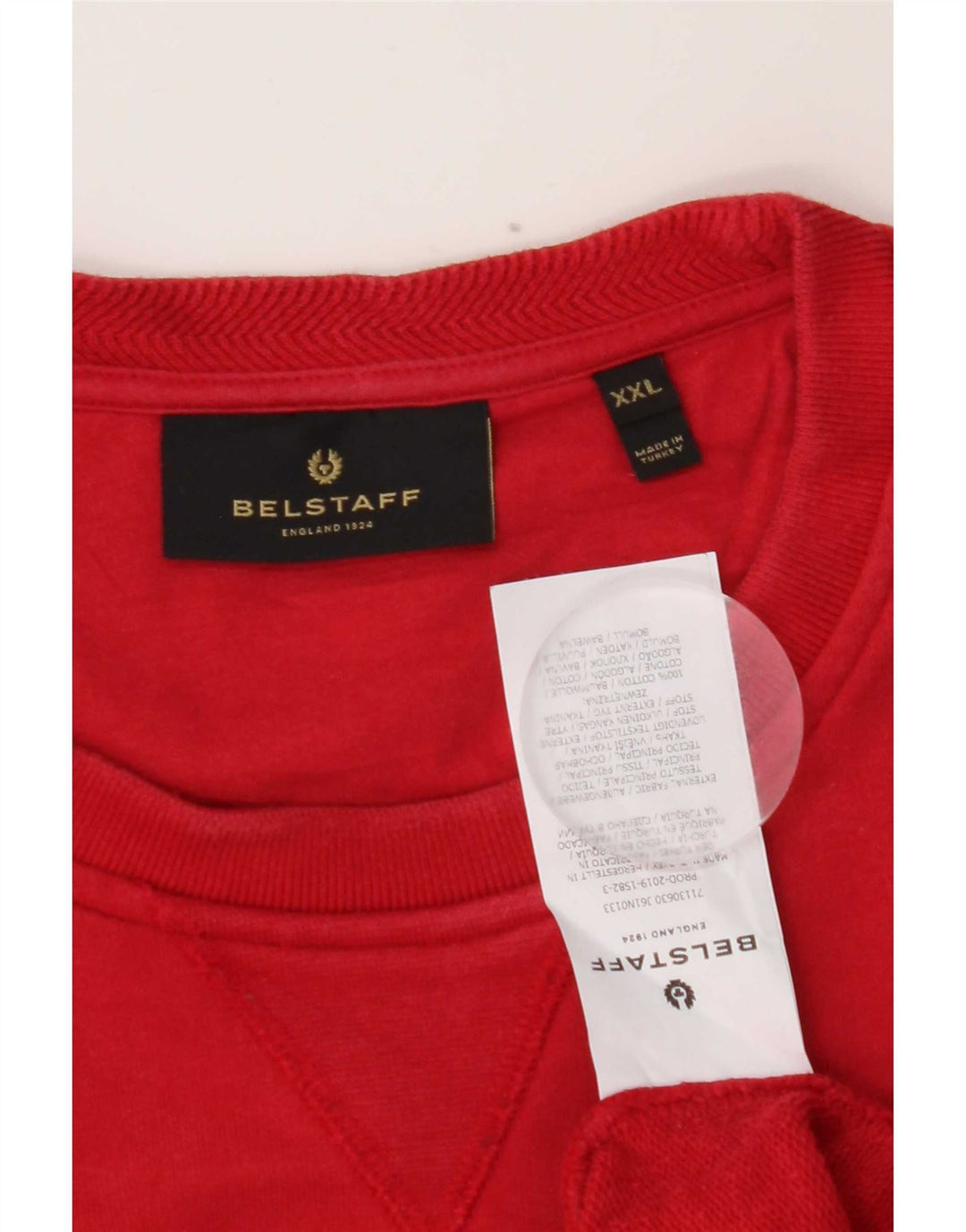 Belstaff muški džemper 2XL crveni pamuk