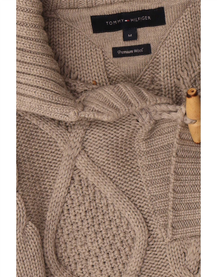 Tommy Hilfiger muški džemper s polo ovratnikom srednje sive boje vune