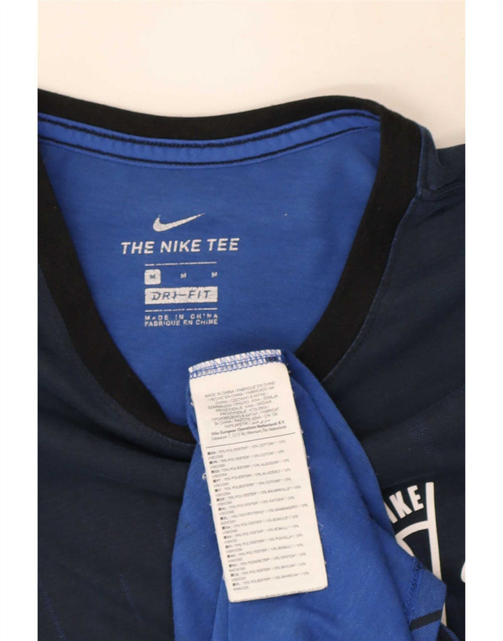 Nike Dri Fit T-Shirt majica srednje plave boje od poliestera