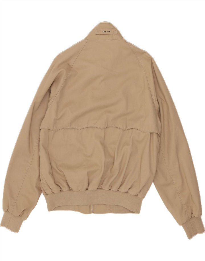 GANT Mens Bomber Jacket UK 36 Small Beige Cotton Vintage Gant and Second-Hand Gant from Messina Hembry 