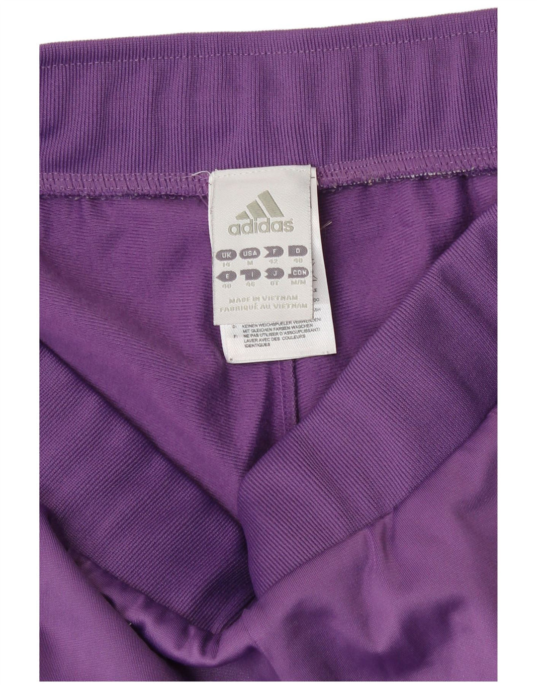 Adidas ženske hlače za trenirku UK 14 Srednje ljubičasti poliester