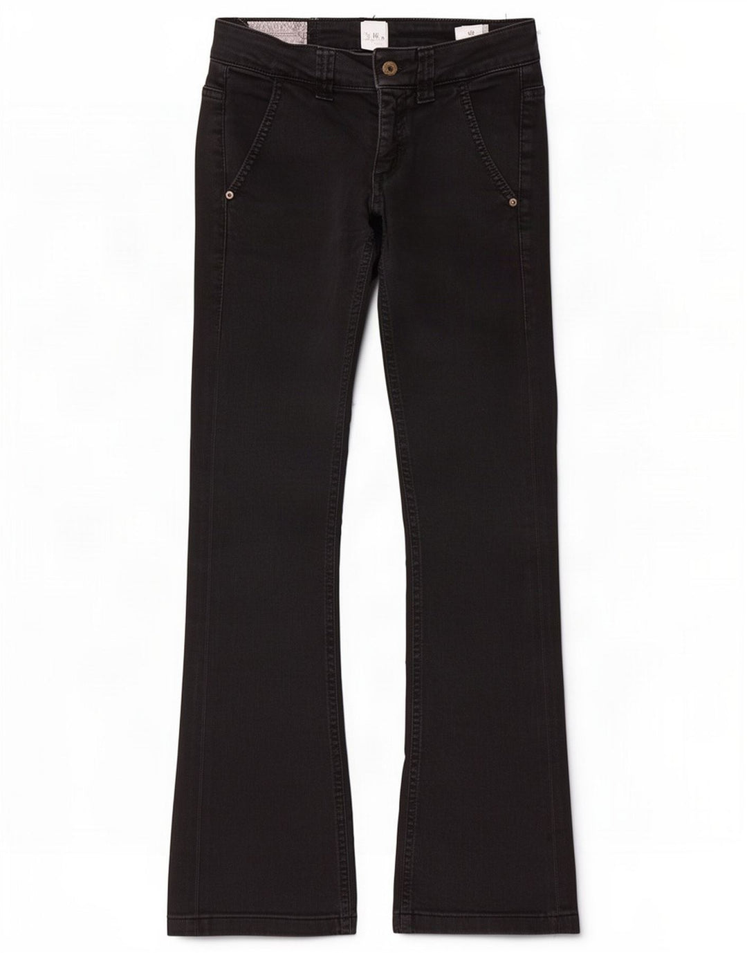 Dondup ženske traperice Bootcut W25 L29 crni pamuk