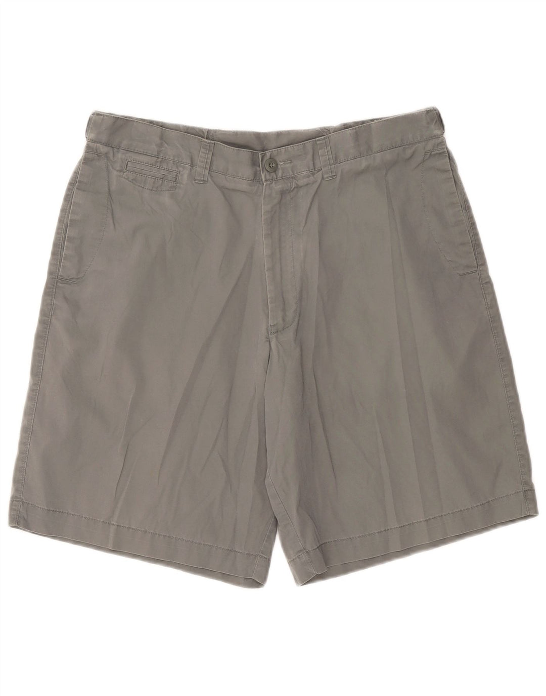 Marks & Spencer Mens Blue Harbor Chino kratke hlače W36 Veliki sivi pamuk