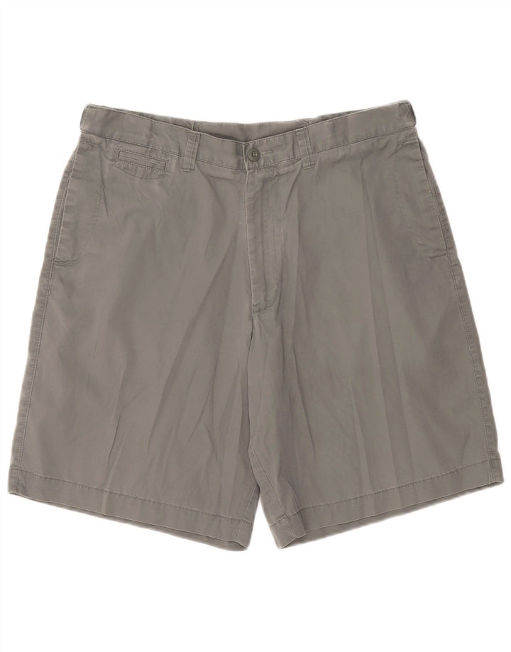 Marks & Spencer Mens Blue Harbor Chino kratke hlače W36 Veliki sivi pamuk