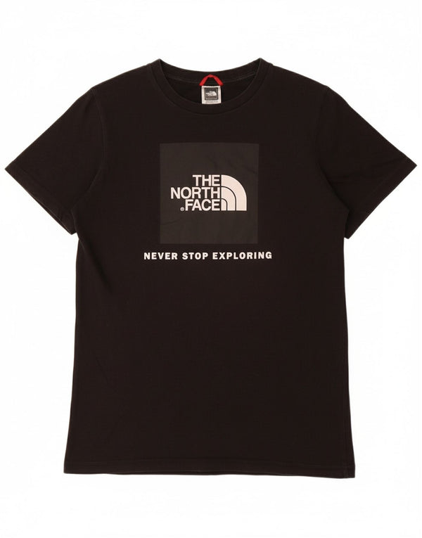 THE NORTH FACE Boys Graphic T-Shirt Top 14-15 Years XL crni pamuk