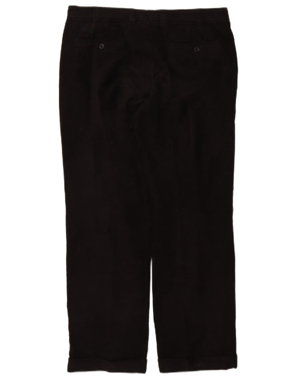 Massimo Dutti muške hlače ravnog odijela EU 46 XL W36 L31 crni pamuk