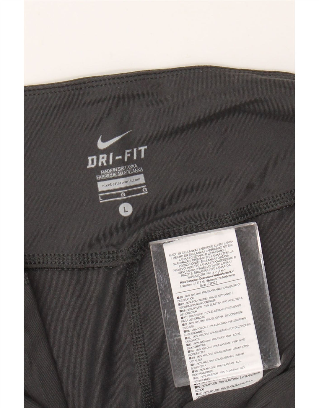 NIKE Ženske široke hlače za trenirku UK 14, veliki sivi najlon