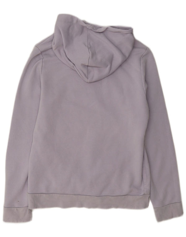 Adidas Womens Graphic Hoodie Jumper UK 8/10 Small Purple Cotton