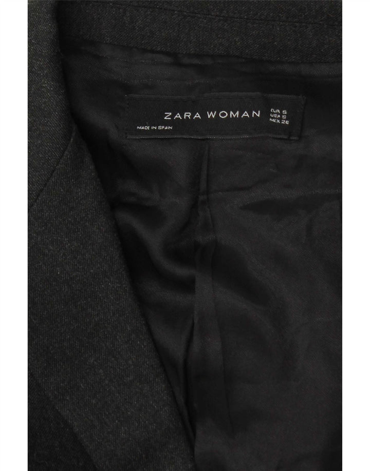 Zara ženski sako sa 2 gumba UK 10 Mala siva