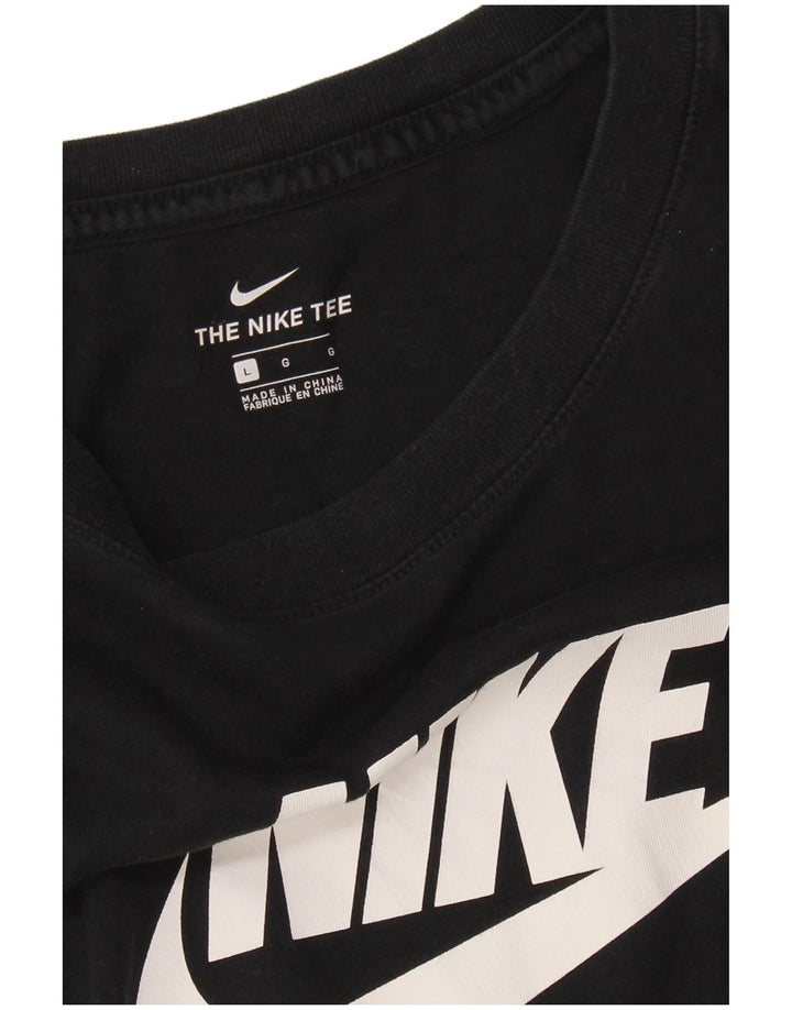 NIKE Ženska majica kratkih rukava s grafičkim motivima UK 16 Large Black