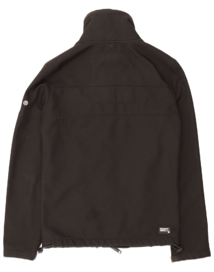 Superdry muška jakna Windtrekker vjetrovka UK 34 XS crni poliester