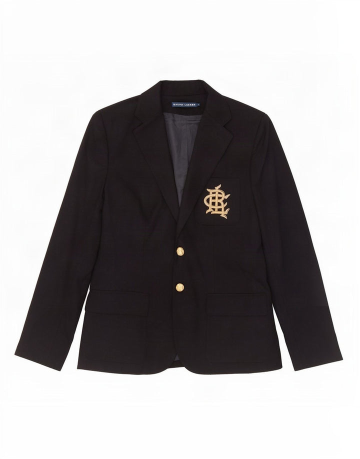 Ženska jakna s 2 gumba Ralph Lauren US 8 srednje tamnoplava vuna
