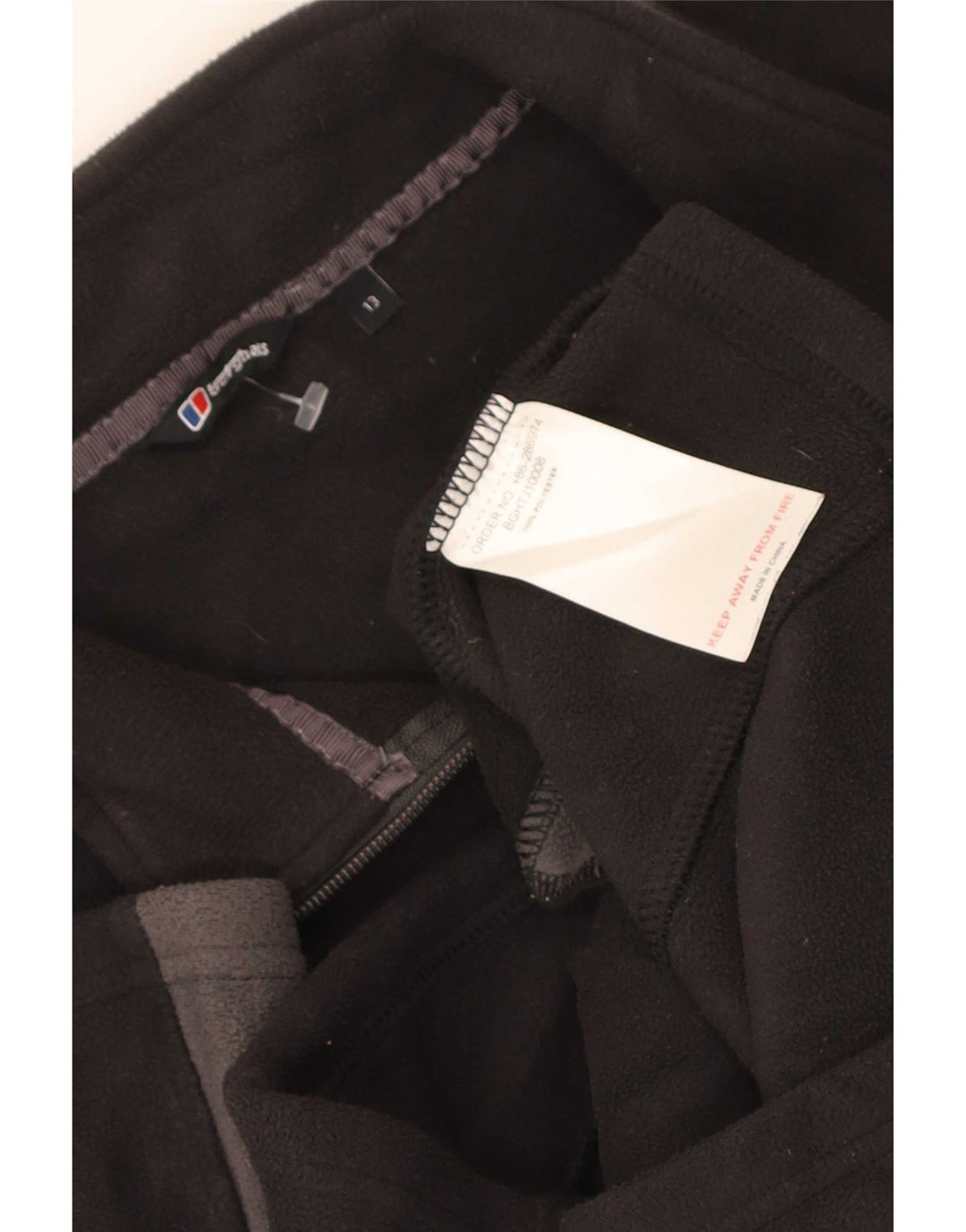 Berghaus jakna od flisa za dječake 12-13 godina, crna boja, poliester