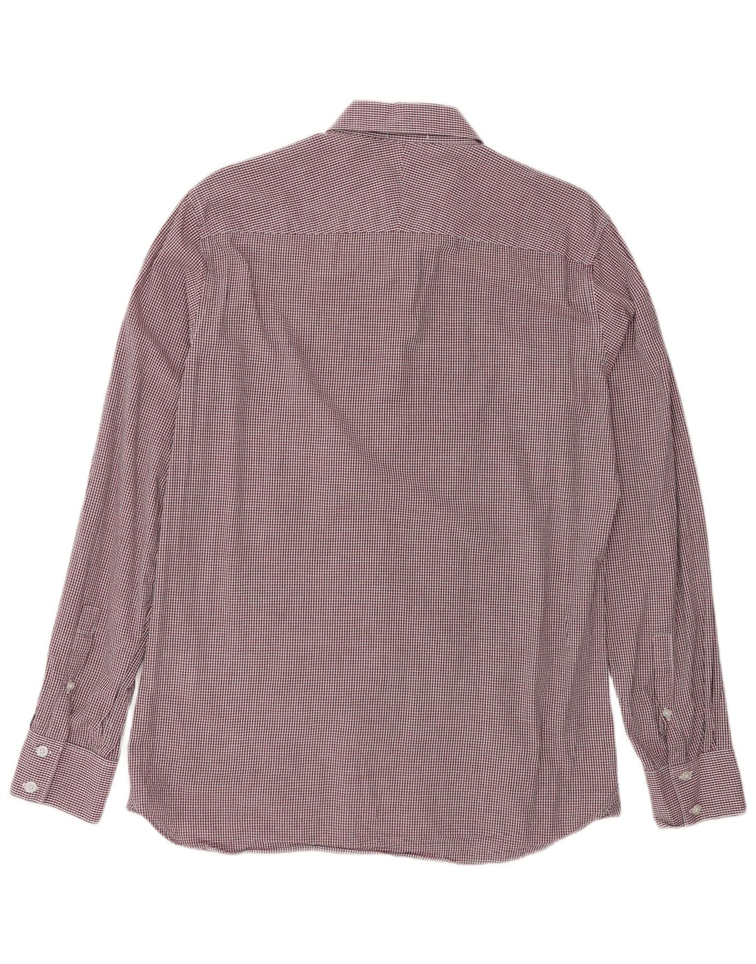 Dkny muška košulja srednje boje bordo boje gingham pamuka