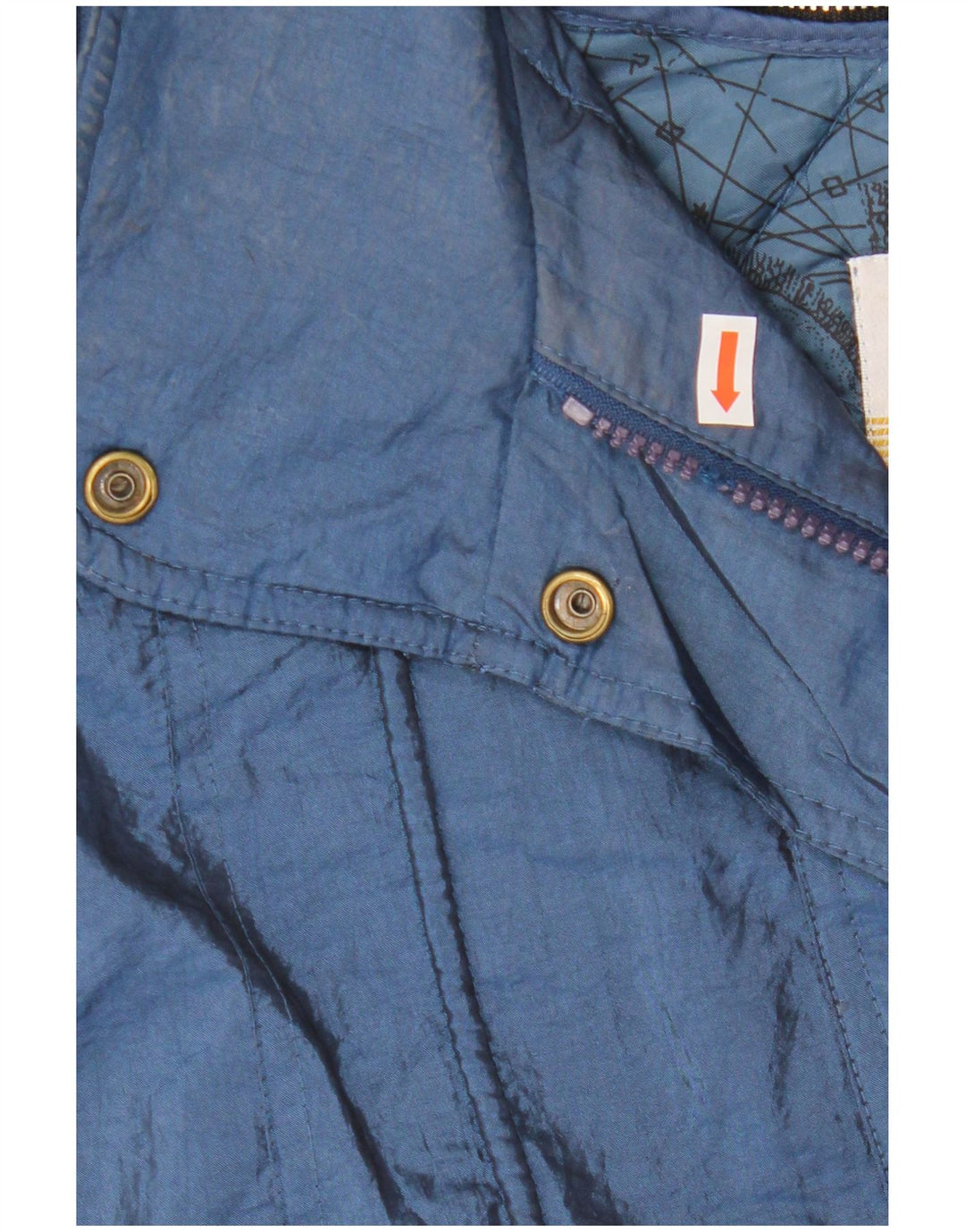 LONDON FOG Ženska prevelika vjetrovka jakna UK 10 Mala tamnoplava