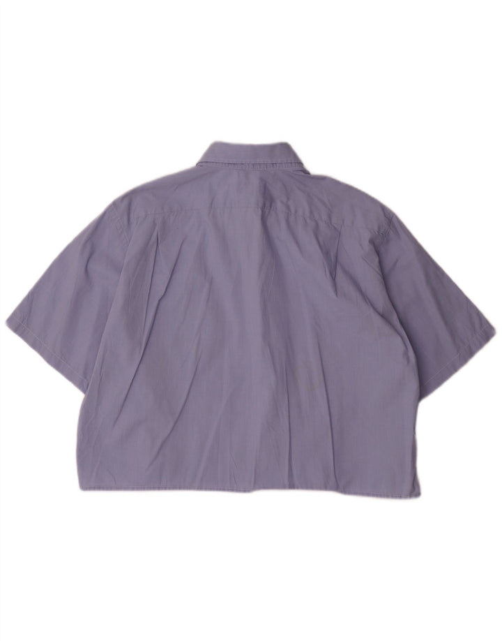 LACOSTE Ženska kraća velika majica kratkih rukava, veličina 43, velika plava