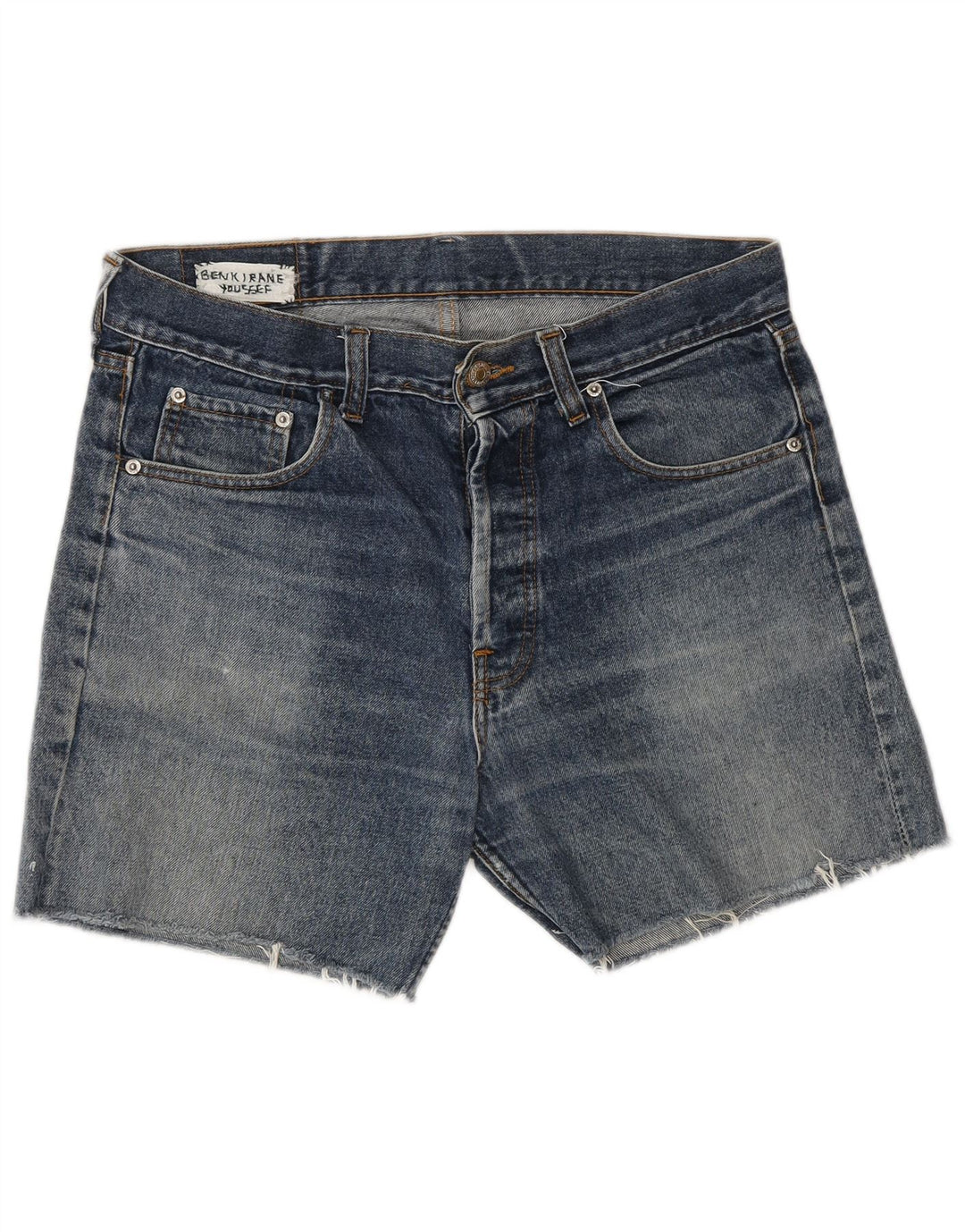 LEVI'S muške 501 traper kratke hlače W34 veliki plavi pamuk