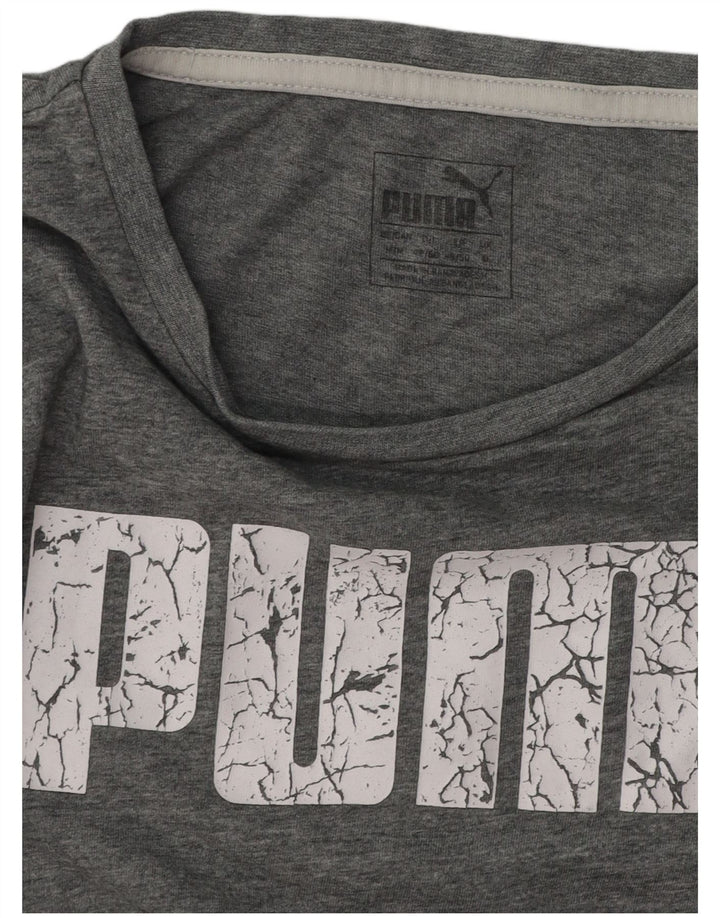 PUMA muška majica kratkih rukava s grafičkim motivima, srednje siva