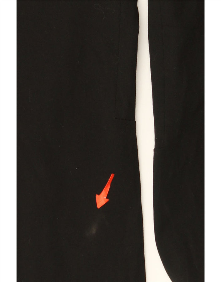 ZARA Womens Straight Casual Trousers Large W30 L26 Black Polyester