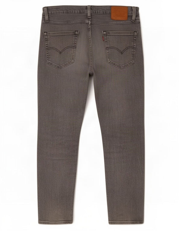 Levi's muške 502 sužene traperice W33 L30 sivi pamuk
