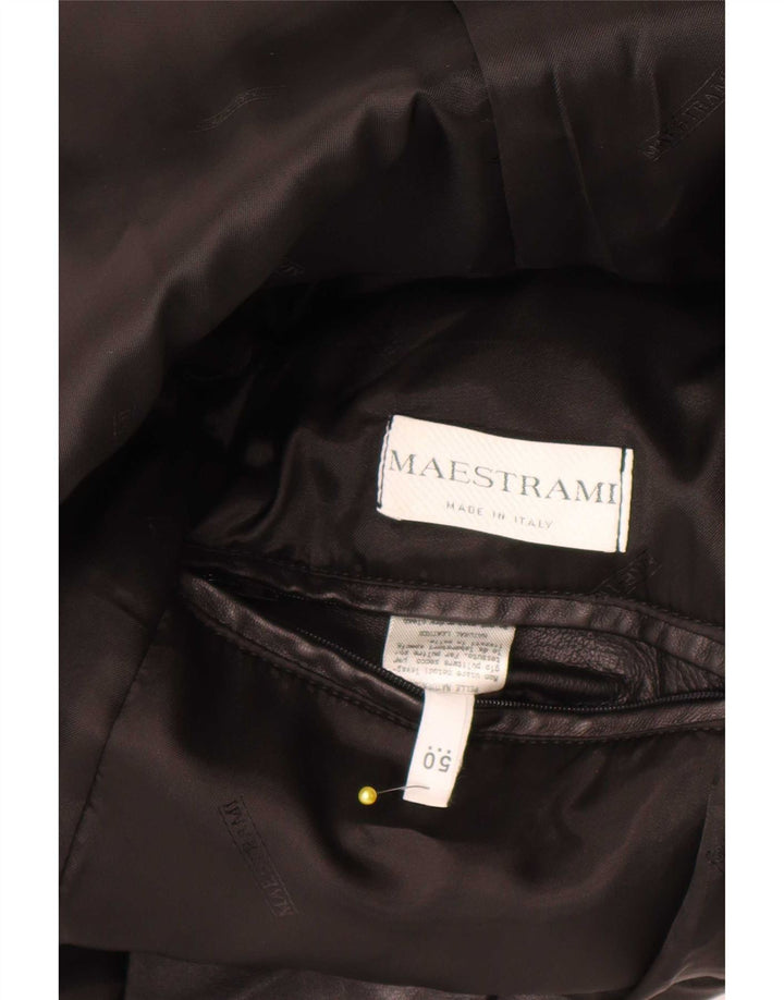 Maestrami muški kožni kaput IT 50 Large Black