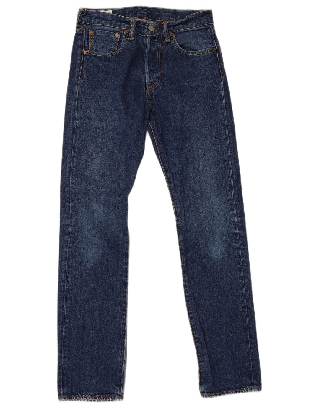 Levi's muške ravne traperice W28 L32 tamnoplavi pamuk