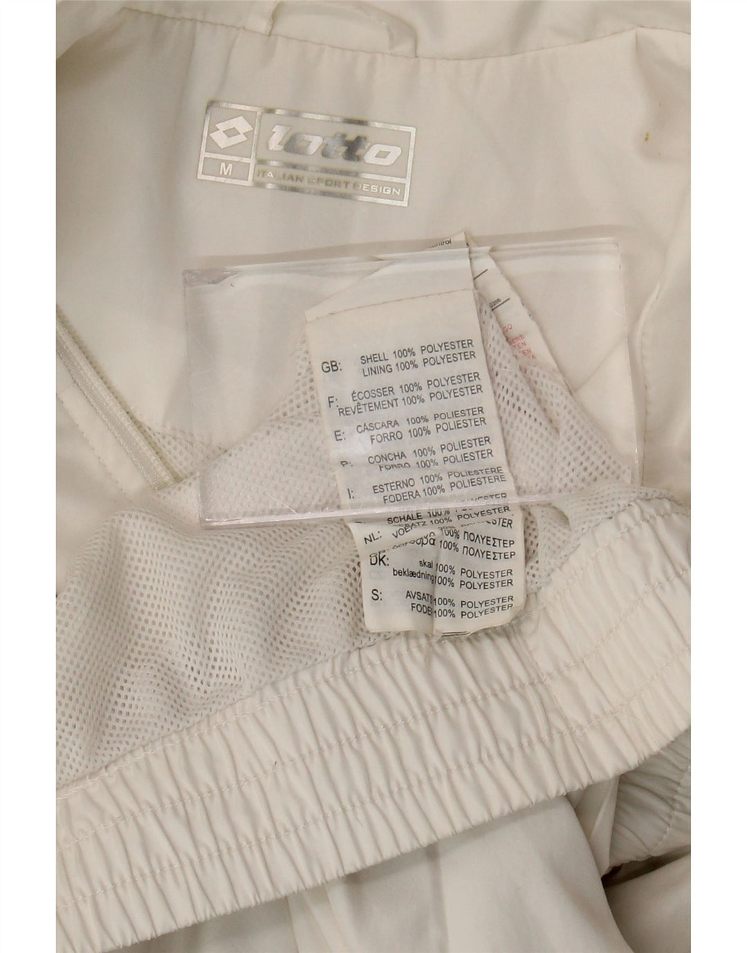 Lotto muška gornja jakna od bijelog poliestera