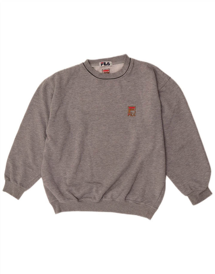 Fila ženska majica prekomjerne veličine UK 18 XL sivi poliester