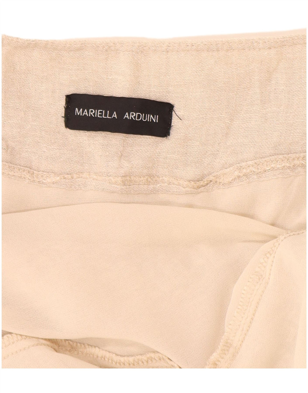 VINTAGE ženska suknja u više slojeva visokog struka W28 srednje bež boje