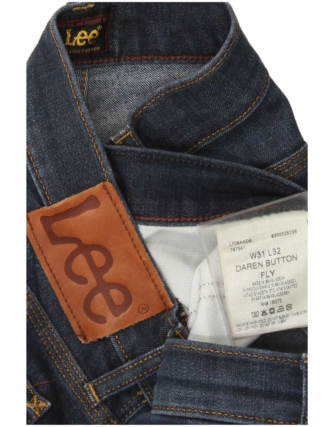 Lee Mens Daren Slim Jeans W31 L27 tamnoplavi pamuk