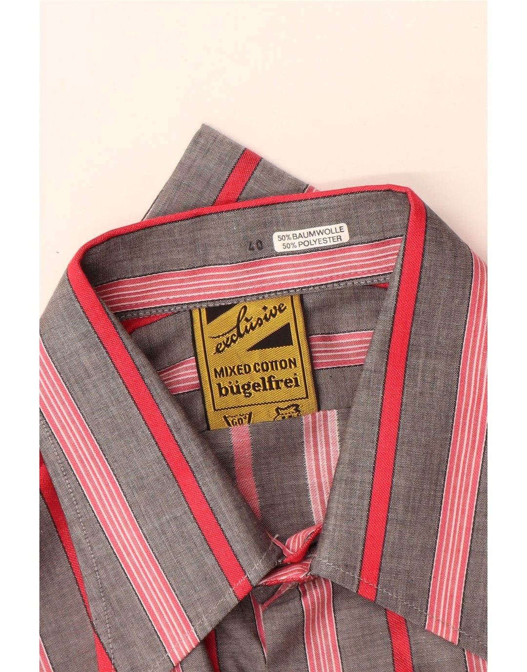 Bugelfrei muška košulja, veličina 40, pamuk na srednje sive pruge
