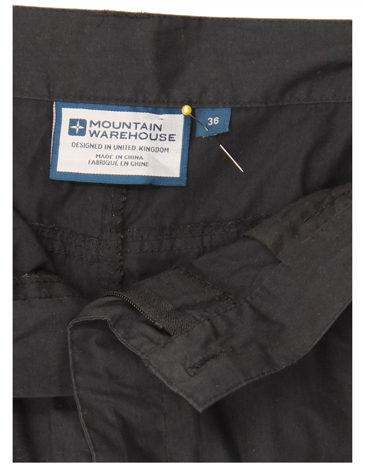 Mountain Warehouse Muške Cargo kratke hlače W36 Veliki crni poliester