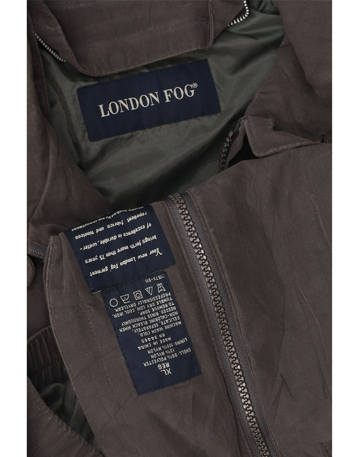 LONDON FOG Muška bomber jakna UK 42 XL sivi poliester