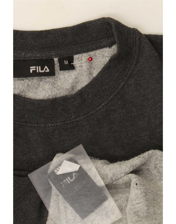 Fila muška trenirka regularnog kroja Graphic srednje sivi pamuk