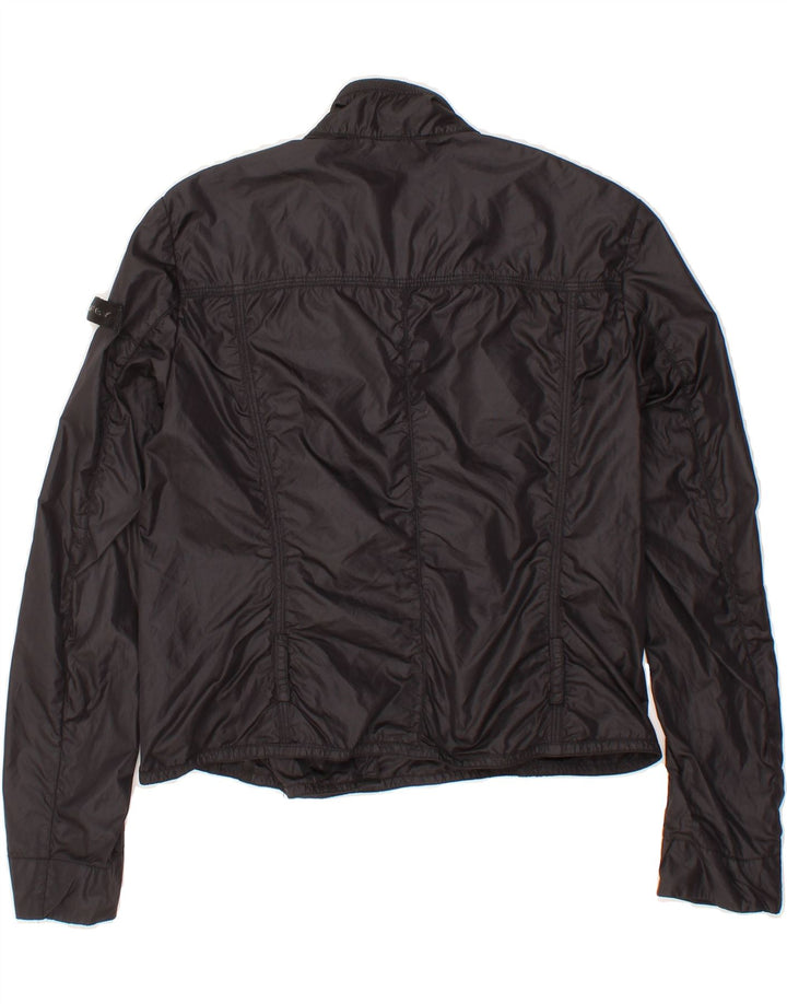 PEUTEREY Girls Crop Bomber Jacket 11-12 Years 3XL Black Polyamide Vintage PEUTEREY and Second-Hand PEUTEREY from Messina Hembry 