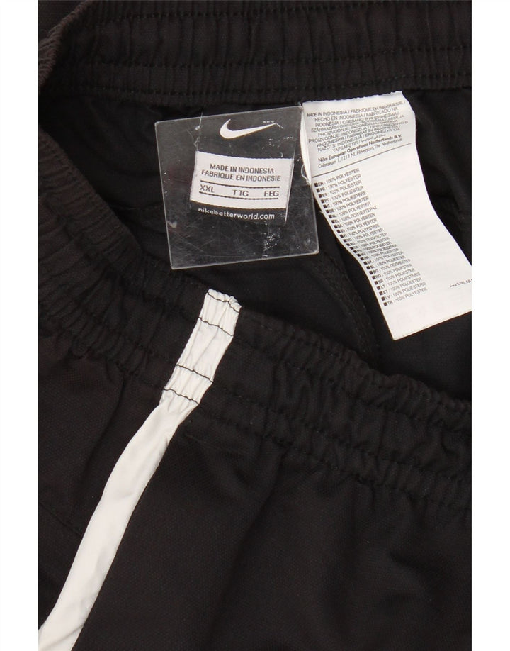 Nike muške sportske kratke hlače 2XL crni poliester u boji