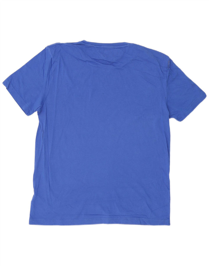 TOMMY HILFIGER Muška majica kratkih rukava s grafičkim motivima 2XL plavi pamuk