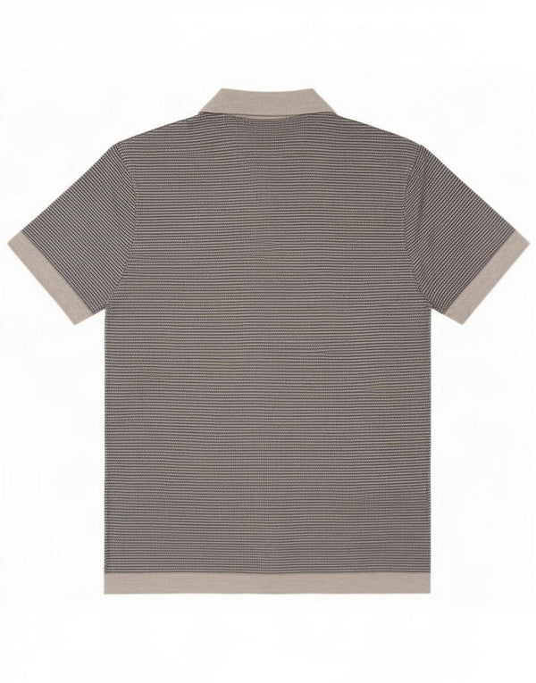Zara muška polo majica XL Siva Pinstripe