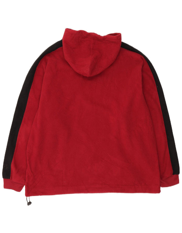 NFL Mens Redskins Graphic Fleece Hoodie Jumper XL Burgundy Colourblock