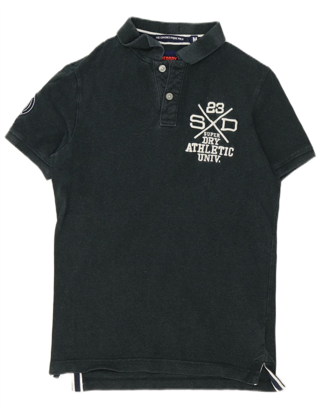 Superdry muška grafička polo majica Srednje zeleni pamuk