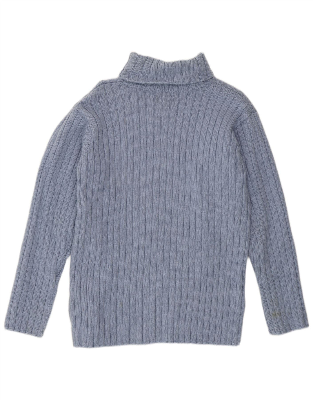 JIGSAW Ženski pulover s rol izrezom UK 14 Srednje plava vuna