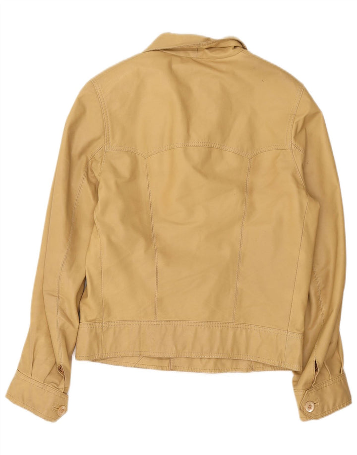 Vintage ženska bomber jakna UK 10 Mala bež