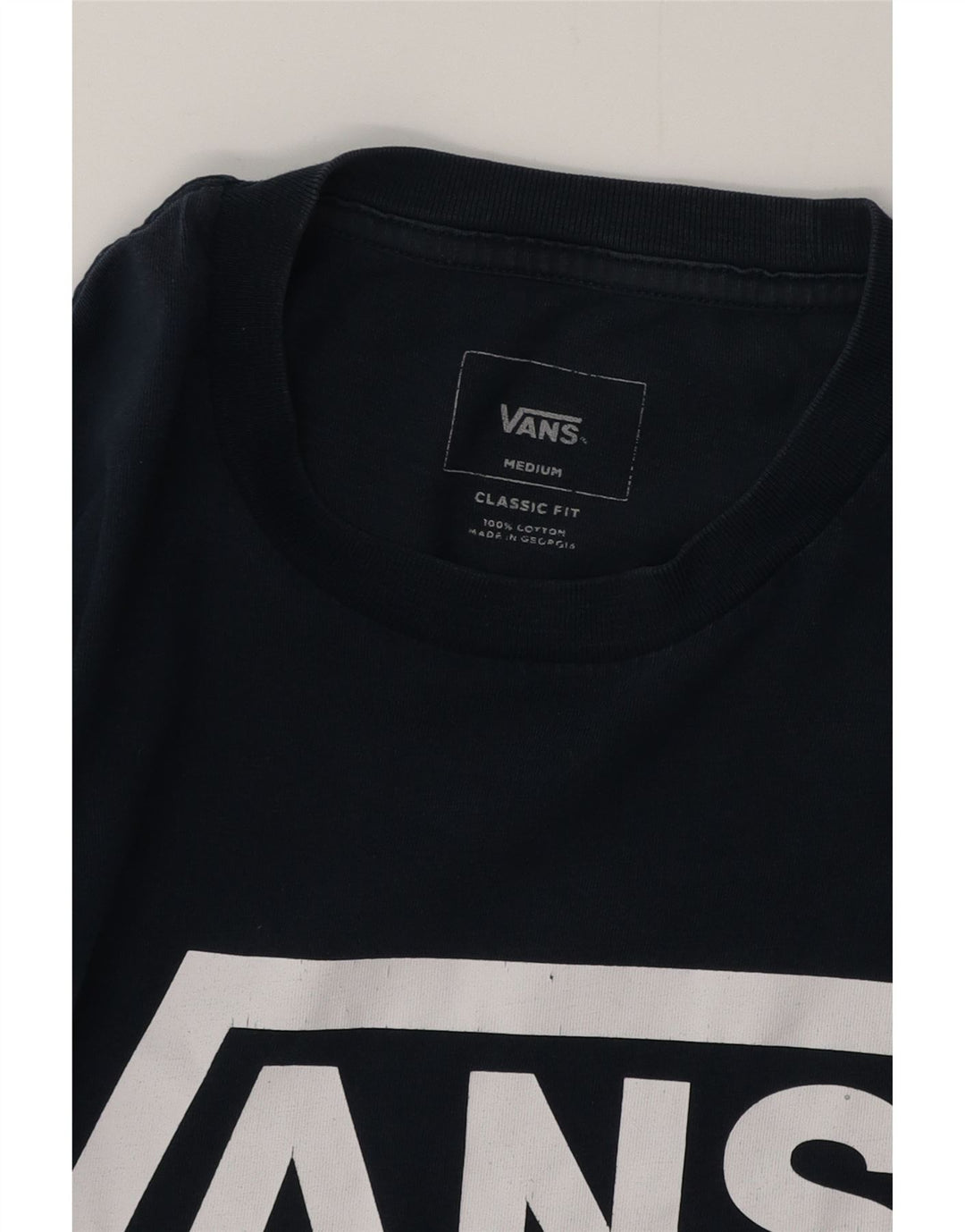 VANS muška klasična majica kratkih rukava srednjeg kroja, tamnoplavi pamuk